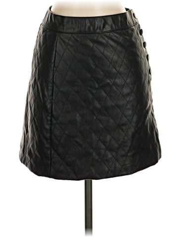 Zara Faux Leather Skirt (view 1)