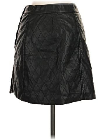 Zara Faux Leather Skirt (view 2)