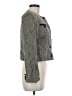 Talbots 100% Wool Houndstooth Green Jacket Size 8 - photo 4