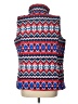 Lands' End 100% Polyester Blue Vest Size L - photo 2