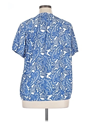 MICHAEL Michael Kors Short Sleeve Blouse (view 2)