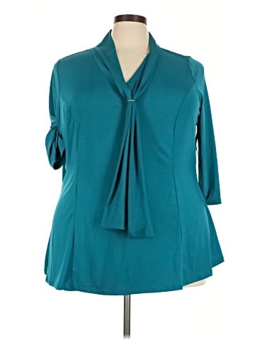 Jessica London 3/4 Sleeve Blouse (view 1)