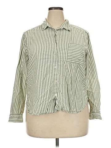 Ann Taylor LOFT Long Sleeve Button-Down Shirt (view 1)