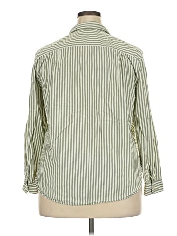 Ann Taylor LOFT Long Sleeve Button-Down Shirt (view 2)