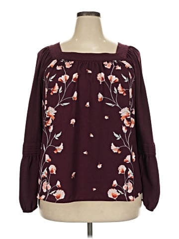 LC Lauren Conrad Long Sleeve Blouse (view 1)