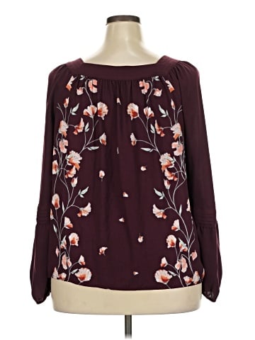 LC Lauren Conrad Long Sleeve Blouse (view 2)