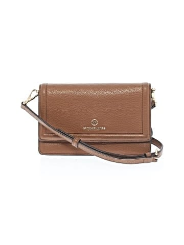MICHAEL Michael Kors Leather Crossbody Bag (view 1)