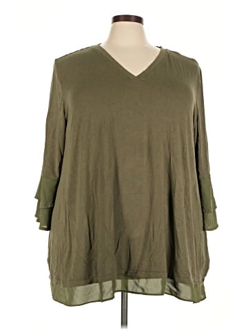 Jessica London 3/4 Sleeve Blouse (view 1)