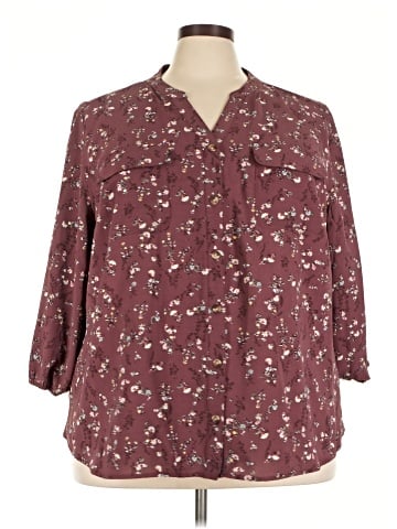 Croft & Barrow 3/4 Sleeve Blouse (view 1)