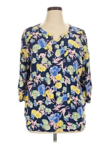 Talbots 3/4 Sleeve Blouse (view 1)