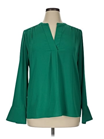Calvin Klein Long Sleeve Blouse (view 1)