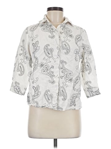 Carole Little 3/4 Sleeve Button-Down Shirt (view 1)