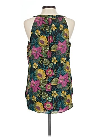 Rose + Olive Sleeveless Blouse (view 2)