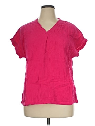 Soft Surroundings Short Sleeve Blouse (view 1)