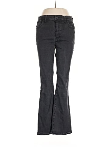 Madewell Kick Out Full-Length Jeans in Black Frost Wash (view 1)