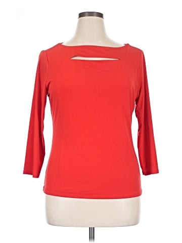 Carmen Carmen Marc Valvo 3/4 Sleeve Top (view 1)