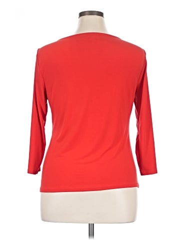 Carmen Carmen Marc Valvo 3/4 Sleeve Top (view 2)