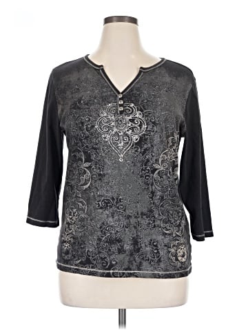 Zenergy by Chico's 3/4 Sleeve Blouse (view 1)