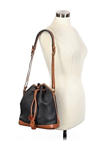 Dooney & Bourke Leather Bucket Bag (view 2)