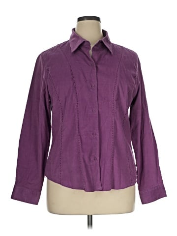 Lemon Grass Long Sleeve Button-Down Shirt (view 1)