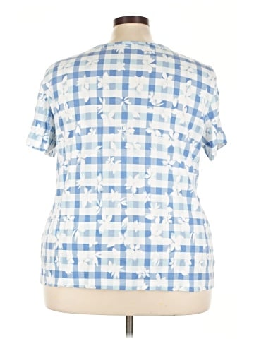 Karen Scott Short Sleeve Henley (view 2)