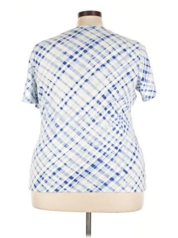Karen Scott Short Sleeve Henley (view 2)