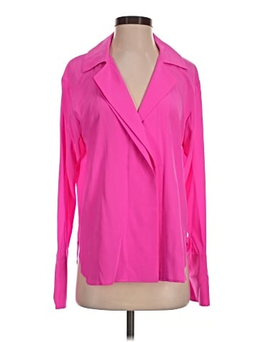 A.L.C. Long Sleeve Silk Top (view 1)