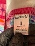 Carter's 100% Polyester Print Pink Jacket 0-3 MO / 3 MO - photo 3