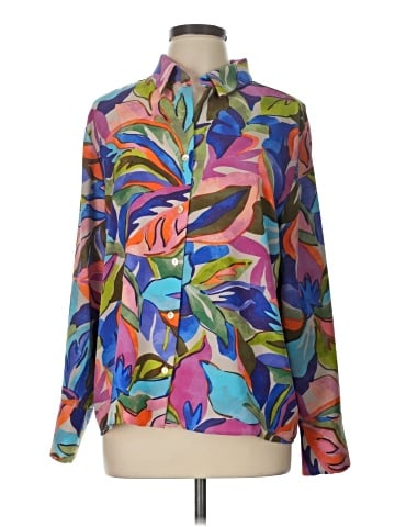 Susan Graver Long Sleeve Blouse (view 1)