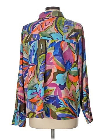 Susan Graver Long Sleeve Blouse (view 2)