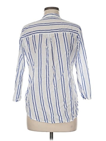 Eden & Olivia 3/4 Sleeve Button-Down Shirt (view 2)