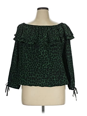MICHAEL Michael Kors Long Sleeve Blouse (view 1)