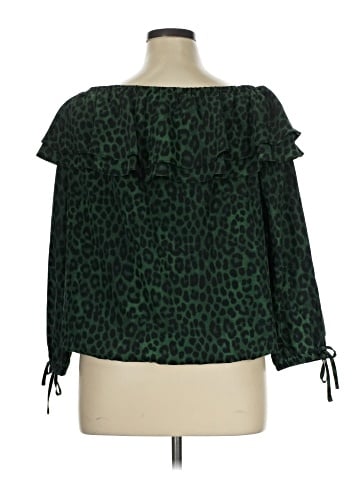 MICHAEL Michael Kors Long Sleeve Blouse (view 2)