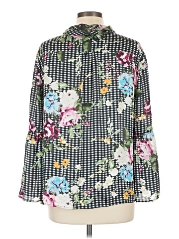 Tahari by ASL Long Sleeve Blouse (view 2)
