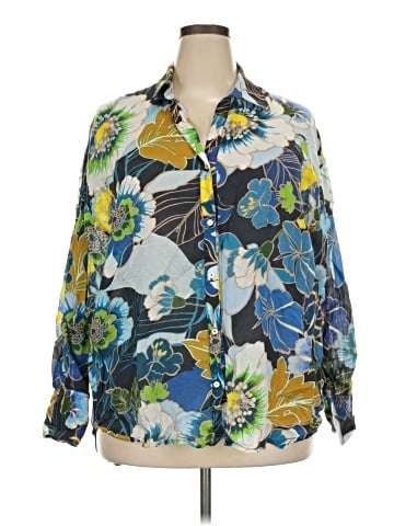 Johnny Was 3/4 Sleeve Blouse (view 1)
