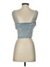 Levi's 100% Cotton Blue Sleeveless Blouse Size XS - photo 2