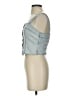 Levi's 100% Cotton Blue Sleeveless Blouse Size XS - photo 5