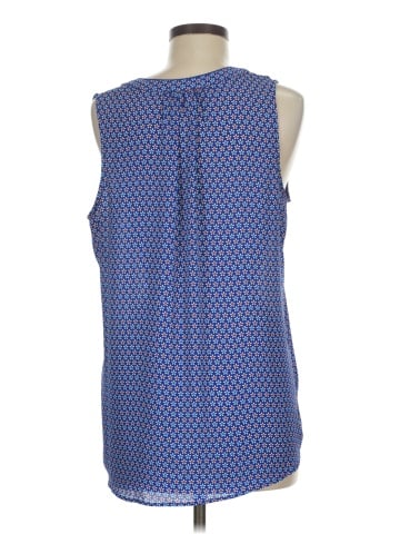 Rose + Olive Sleeveless Blouse (view 2)