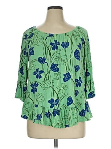 Style&Co 3/4 Sleeve Blouse (view 1)