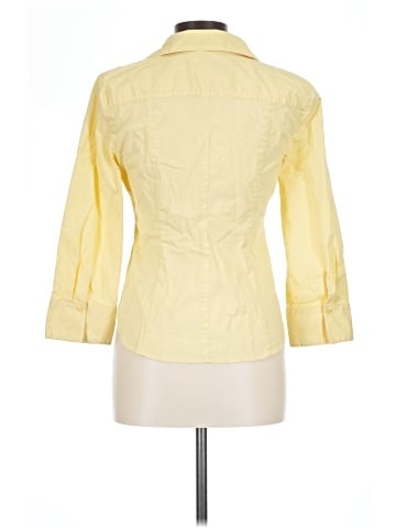 Ann Taylor LOFT 3/4 Sleeve Button-Down Shirt (view 2)