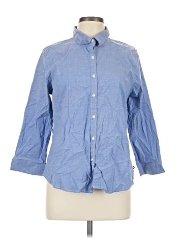 IZOD 3/4 Sleeve Button-Down Shirt (view 1)