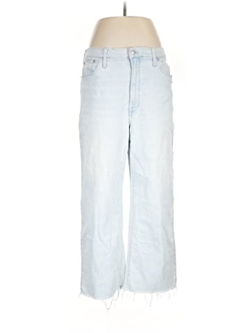 Madewell The Perfect Vintage Wide-Leg Crop Jean in Bosworth Wash: Raw-Hem Edition (view 1)