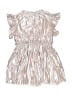 Crewcuts 100% Polyester Metallic Silver Dress Size 2 - photo 2