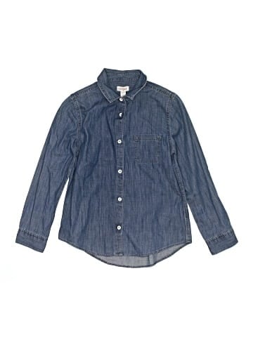 Cat & Jack Long Sleeve Button-Down Shirt (view 1)
