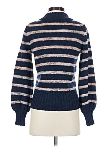 Madewell Striped Metcalf Mockneck Sweater (view 2)