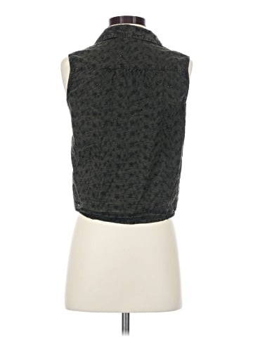 Angie Sleeveless Button-Down Shirt (view 2)