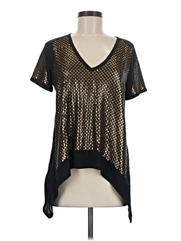 BCBGMAXAZRIA Short Sleeve Blouse (view 1)