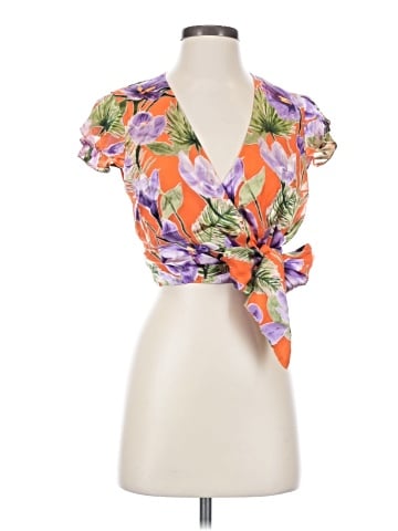 Alice + Olivia Short Sleeve Blouse (view 1)