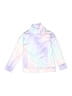 Adidas 100% Polyester Metallic Silver Track Jacket Size 5 - photo 1