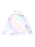 Adidas 100% Polyester Metallic Silver Track Jacket Size 5 - photo 2